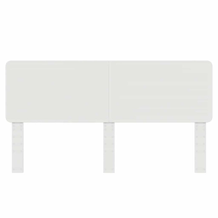 Tăblie cap cu headboard Alb Lucios 200 cm Lemn compozit - WALTI WALTI
