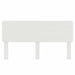 Tăblie cap cu headboard Alb Lucios 200 cm Lemn compozit - WALTI WALTI
