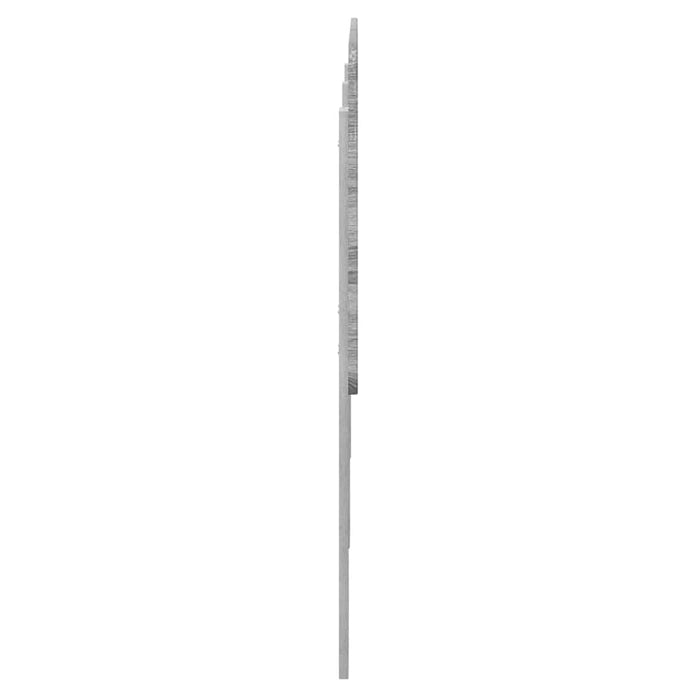 Tăblie cap cu headboard Gri Sonoma 200 cm Lemn compozit - WALTI WALTI