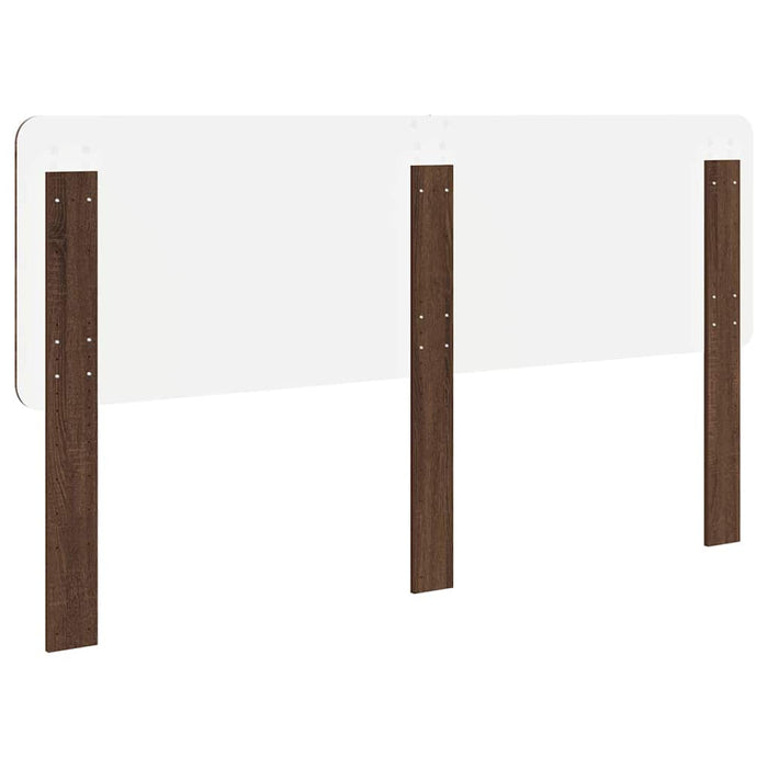 Tăblie cap cu headboard Stejar închis 200 cm Lemn compozit - WALTI WALTI