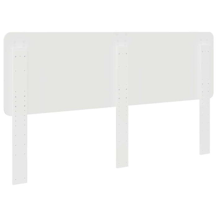 Tăblie cap cu headboard Alb 180 cm Lemn compozit - WALTI WALTI