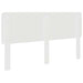 Tăblie cap cu headboard Alb 180 cm Lemn compozit - WALTI WALTI