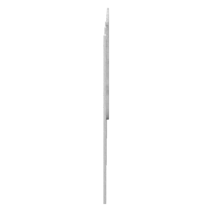 Tăblie cap cu headboard Gri din beton 180 cm Lemn compozit - WALTI WALTI