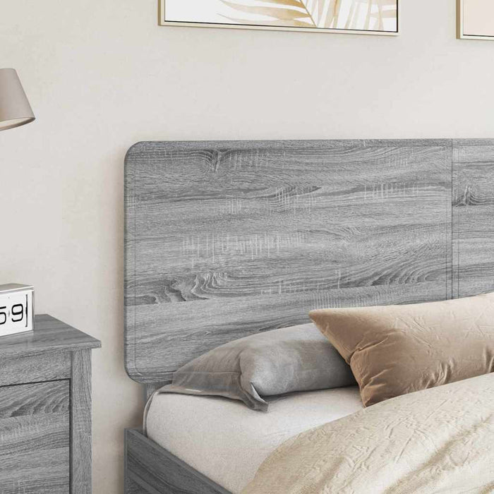 Tăblie cap cu headboard Gri Sonoma 180 cm Lemn compozit - WALTI WALTI