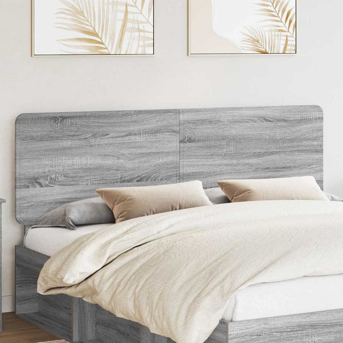 Tăblie cap cu headboard Gri Sonoma 180 cm Lemn compozit - WALTI WALTI