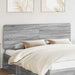 Tăblie cap cu headboard Gri Sonoma 180 cm Lemn compozit - WALTI WALTI