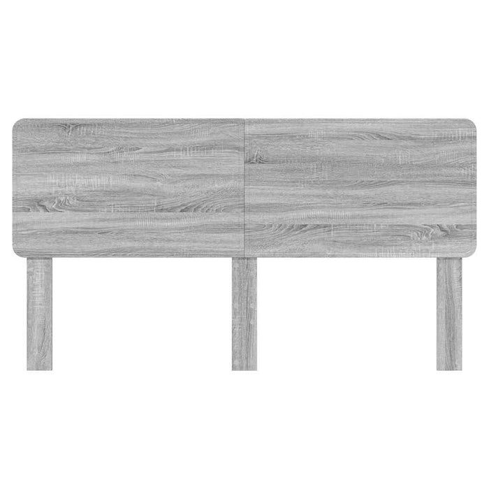 Tăblie cap cu headboard Gri Sonoma 180 cm Lemn compozit - WALTI WALTI