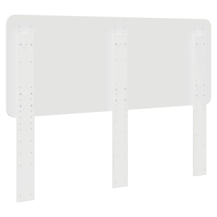Tăblie cap cu headboard Alb Lucios 160 cm Lemn compozit - WALTI WALTI