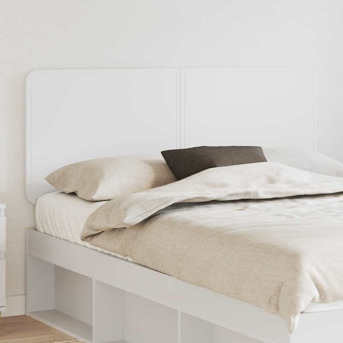 Tăblie cap cu headboard Alb 150 cm Lemn compozit - WALTI WALTI