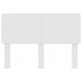 Tăblie cap cu headboard Alb 150 cm Lemn compozit - WALTI WALTI