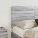 Tăblie cap cu headboard Gri Sonoma 150 cm Lemn compozit - WALTI WALTI