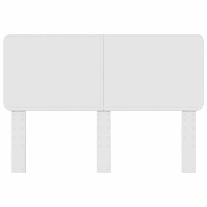 Tăblie cap cu headboard Alb 140 cm Lemn compozit - WALTI WALTI