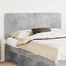 Tăblie cap cu headboard Gri din beton 140 cm Lemn compozit - WALTI WALTI