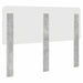 Tăblie cap cu headboard Gri din beton 140 cm Lemn compozit - WALTI WALTI