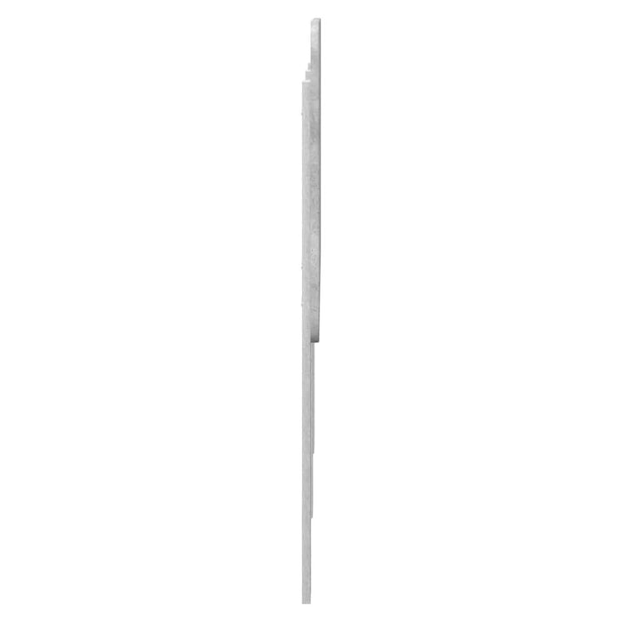 Tăblie cap cu headboard Gri din beton 140 cm Lemn compozit - WALTI WALTI