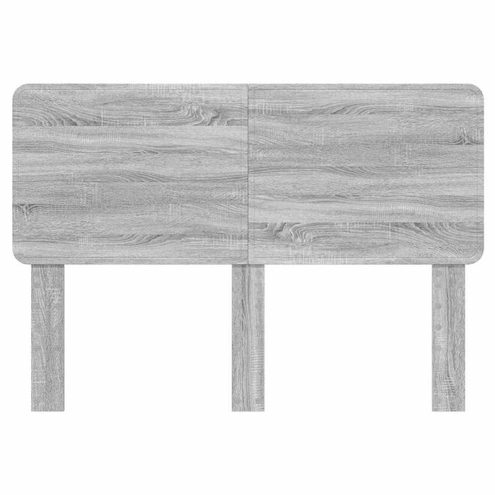 Tăblie cap cu headboard Gri Sonoma 140 cm Lemn compozit - WALTI WALTI