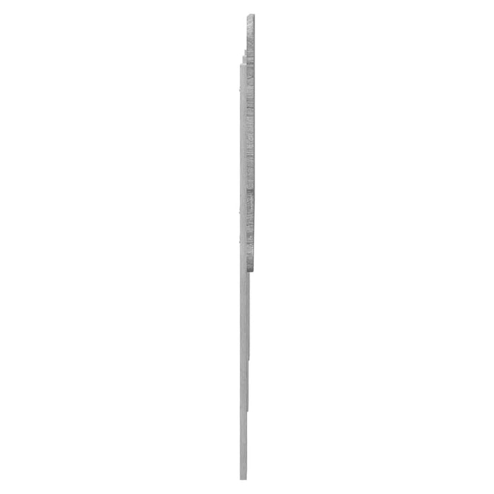 Tăblie cap cu headboard Gri Sonoma 140 cm Lemn compozit - WALTI WALTI