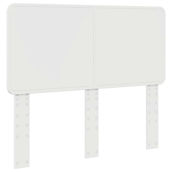 Tăblie cap cu headboard Alb 135 cm Lemn compozit - WALTI WALTI