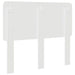 Tăblie cap cu headboard Alb 135 cm Lemn compozit - WALTI WALTI