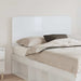 Tăblie cap cu headboard Alb Lucios 135 cm Lemn compozit - WALTI WALTI
