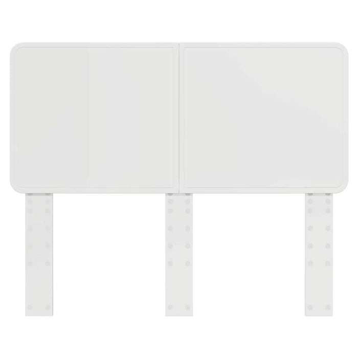 Tăblie cap cu headboard Alb Lucios 135 cm Lemn compozit - WALTI WALTI