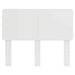 Tăblie cap cu headboard Alb Lucios 135 cm Lemn compozit - WALTI WALTI