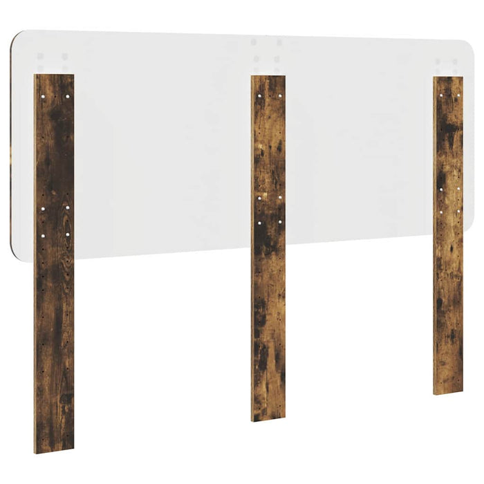 Tăblie cap cu headboard Stejar fumuriu 135 cm Lemn compozit - WALTI WALTI