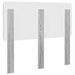 Tăblie cap cu headboard Gri Sonoma 135 cm Lemn compozit - WALTI WALTI