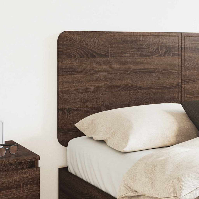 Tăblie cap cu headboard Stejar închis 135 cm Lemn compozit - WALTI WALTI