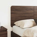Tăblie cap cu headboard Stejar închis 135 cm Lemn compozit - WALTI WALTI