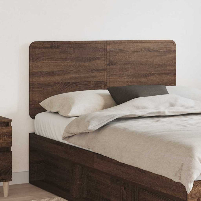 Tăblie cap cu headboard Stejar închis 135 cm Lemn compozit - WALTI WALTI