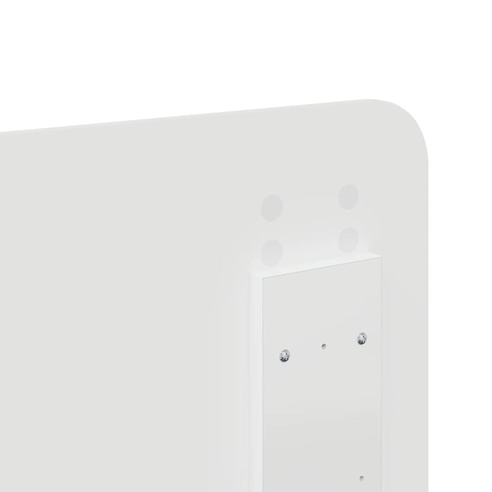 Tăblie cap cu headboard Alb 120 cm Lemn compozit - WALTI WALTI