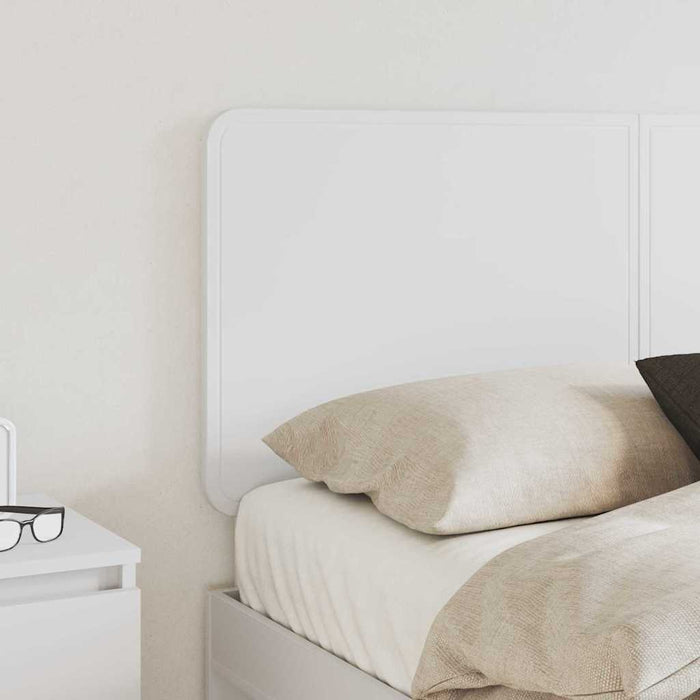 Tăblie cap cu headboard Alb 120 cm Lemn compozit - WALTI WALTI
