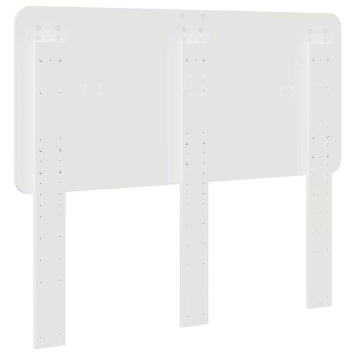 Tăblie cap cu headboard Alb 120 cm Lemn compozit - WALTI WALTI