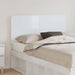 Tăblie cap cu headboard Alb Lucios 120 cm Lemn compozit - WALTI WALTI