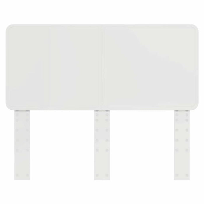 Tăblie cap cu headboard Alb Lucios 120 cm Lemn compozit - WALTI WALTI