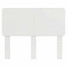 Tăblie cap cu headboard Alb Lucios 120 cm Lemn compozit - WALTI WALTI