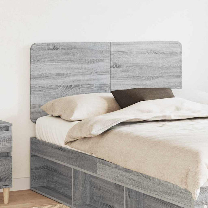Tăblie cap cu headboard Gri Sonoma 120 cm Lemn compozit - WALTI WALTI