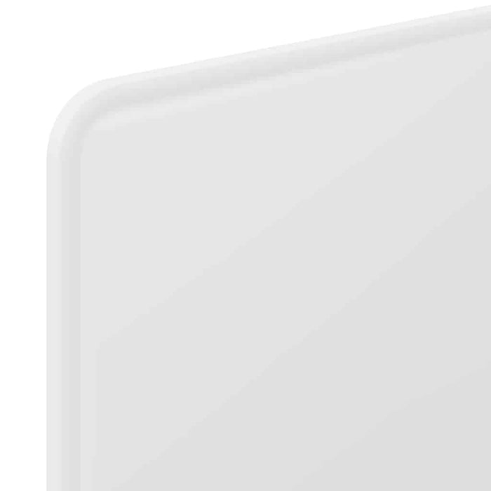 Tăblie cap cu headboard Alb 100 cm Lemn compozit - WALTI WALTI