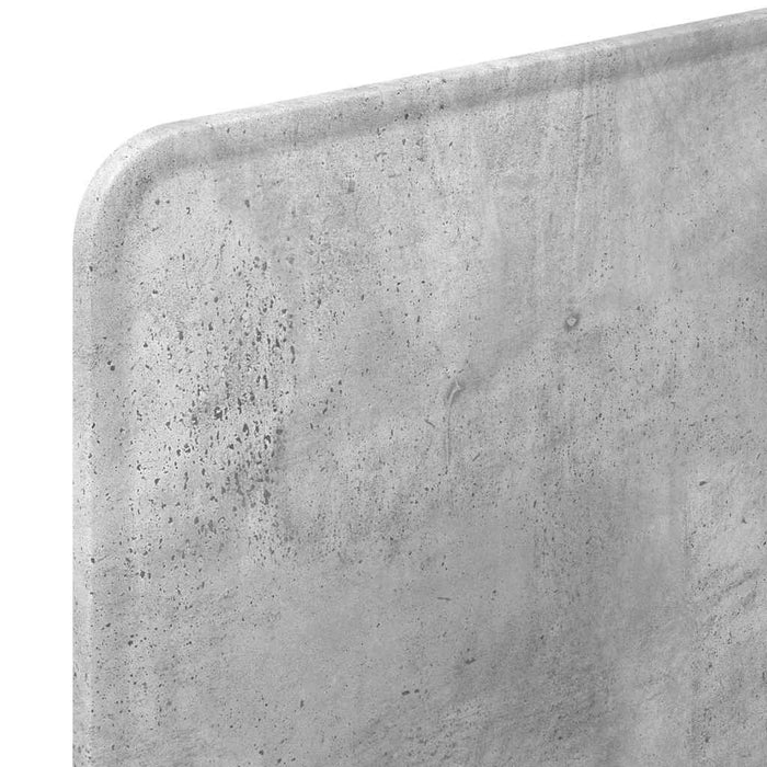 Tăblie cap cu headboard Gri din beton 100 cm Lemn compozit - WALTI WALTI