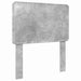 Tăblie cap cu headboard Gri din beton 100 cm Lemn compozit - WALTI WALTI