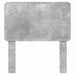 Tăblie cap cu headboard Gri din beton 100 cm Lemn compozit - WALTI WALTI