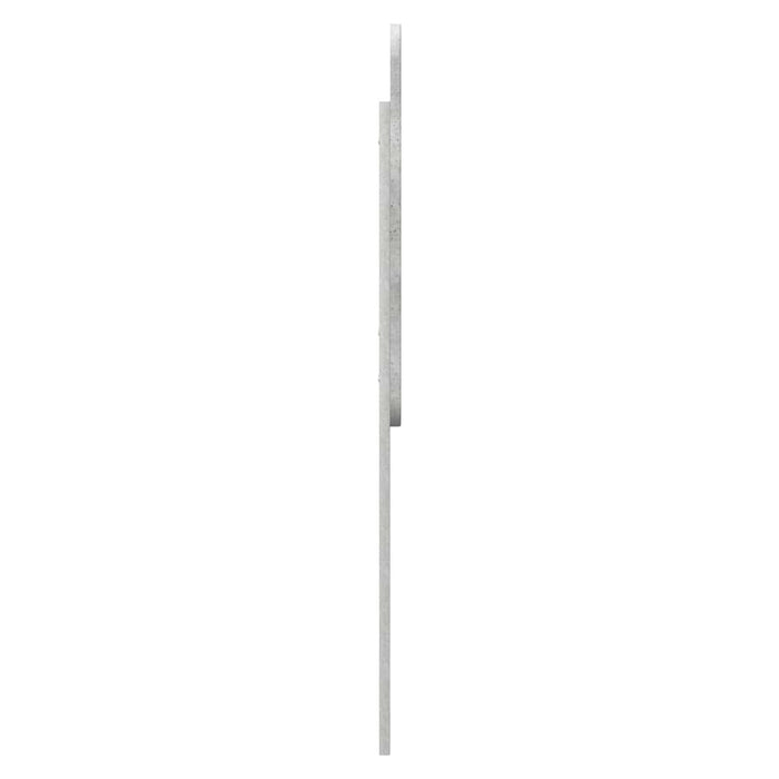 Tăblie cap cu headboard Gri din beton 100 cm Lemn compozit - WALTI WALTI