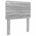 Tăblie cap cu headboard Gri Sonoma 100 cm Lemn compozit - WALTI WALTI