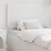 Tăblie cap cu headboard Alb 90 cm Lemn compozit - WALTI WALTI