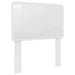 Tăblie cap cu headboard Alb Lucios 90 cm Lemn compozit - WALTI WALTI