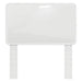 Tăblie cap cu headboard Alb Lucios 90 cm Lemn compozit - WALTI WALTI