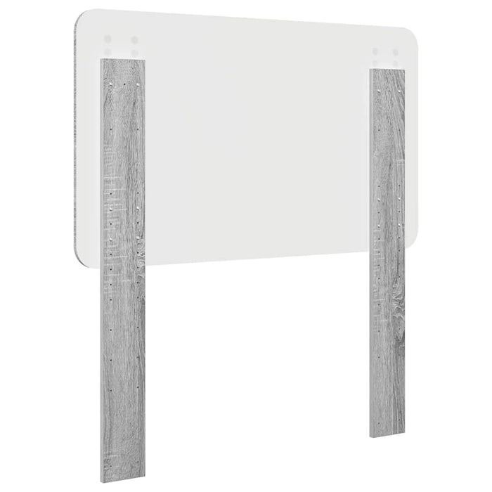 Tăblie cap cu headboard Gri Sonoma 90 cm Lemn compozit - WALTI WALTI