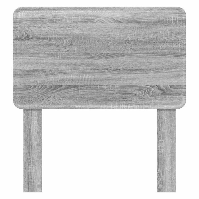 Tăblie cap cu headboard Gri Sonoma 90 cm Lemn compozit - WALTI WALTI