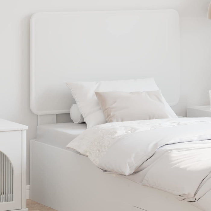 Tăblie cap cu headboard Alb 80 cm Lemn compozit - WALTI WALTI